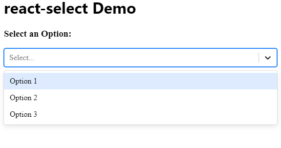 react-select demo